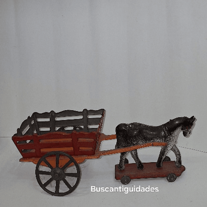 Brinquedo,  Carroça com cavalo  1