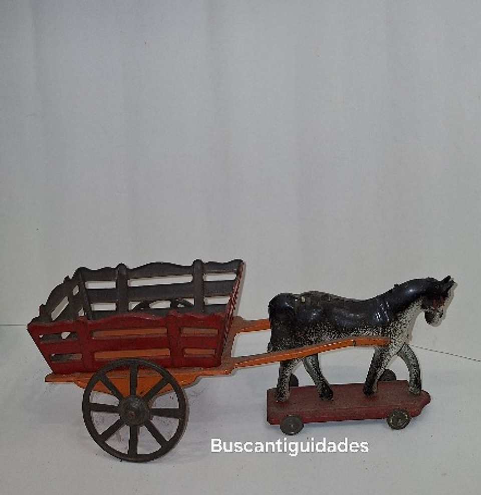 Brinquedo,  Carroça com cavalo  1