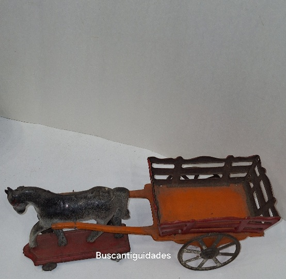 Brinquedo,  Carroça com cavalo  2