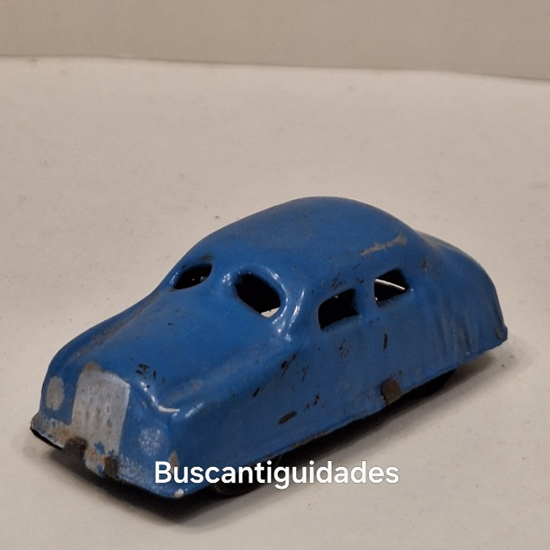 Brinquedo de lata, Carro pulga azul  4