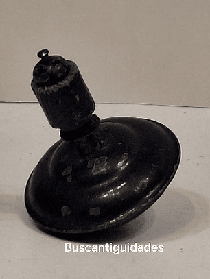 Brinquedo de lata, pião 