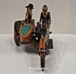 Brinquedo de lata, motociclista com sidecar - vignette 4