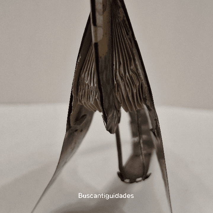 Brinquedo de lata, pássaro com fole 3