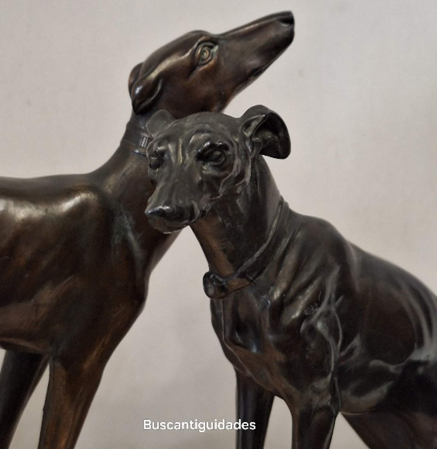 Escultura, arte Déco, Galgos 2