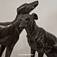 Escultura, arte Déco, Galgos - thumbnail 2