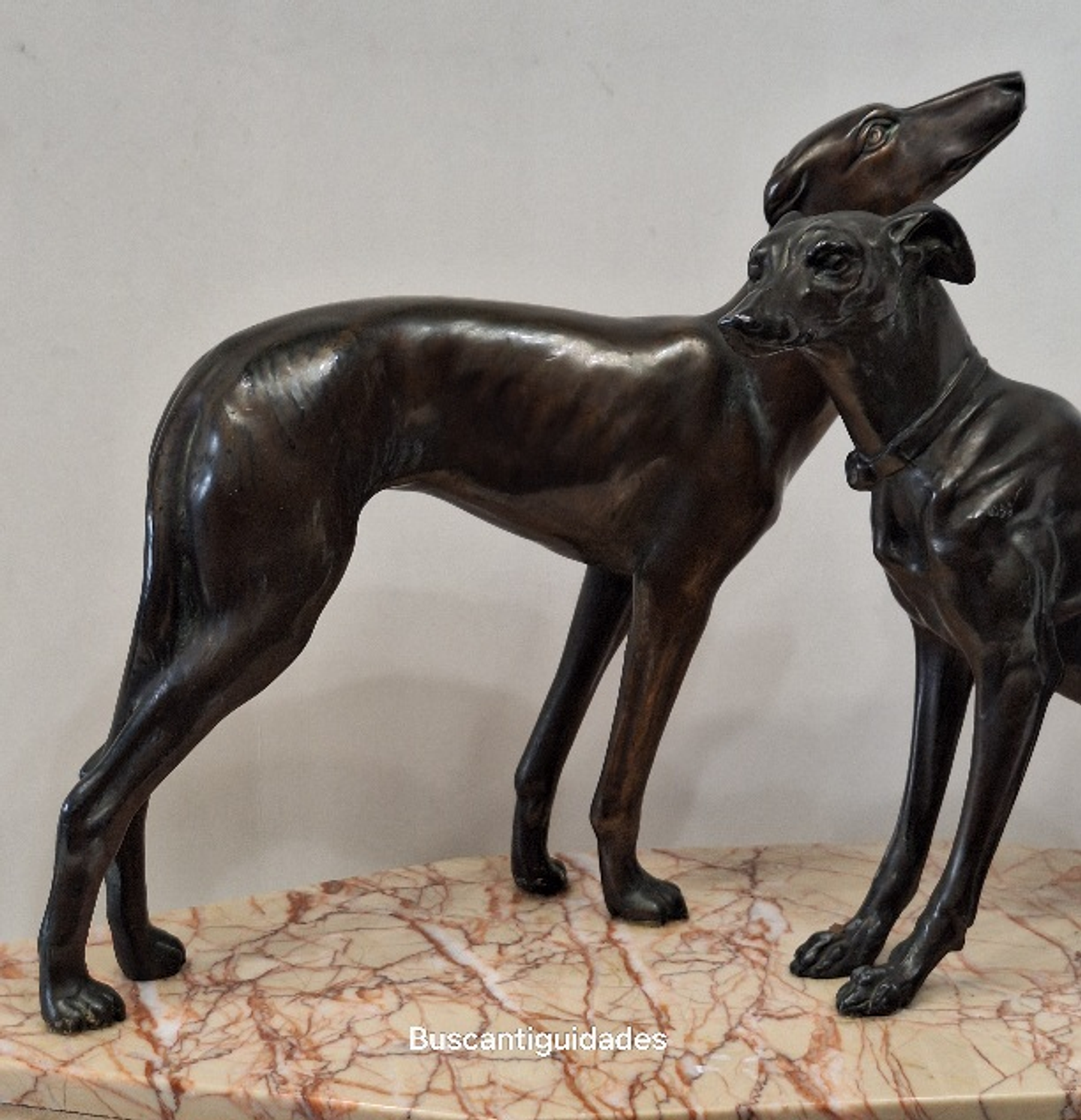 Escultura, arte Déco, Galgos 4