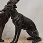 Escultura, arte Déco, Galgos - thumbnail 5