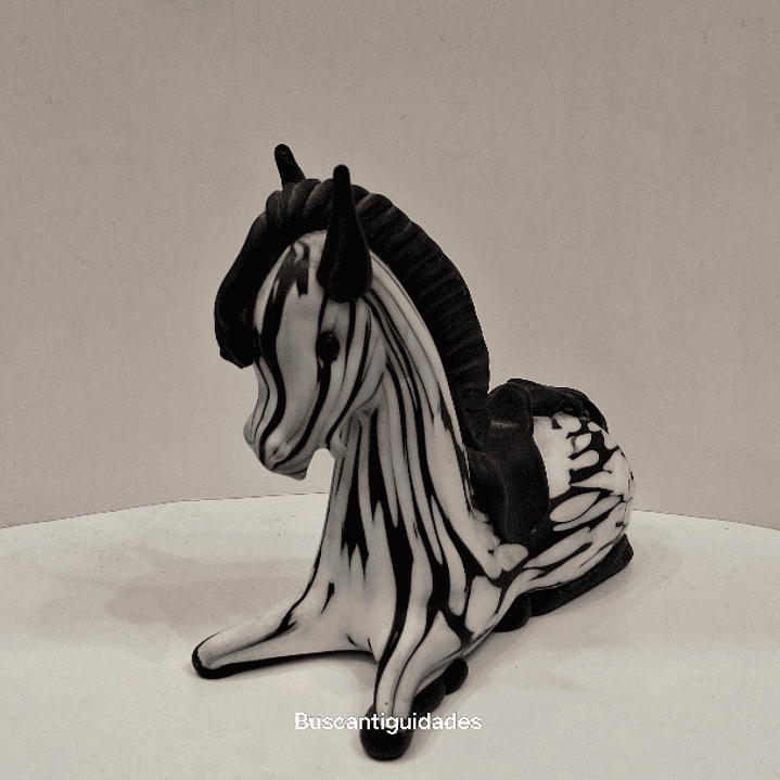 Cavalo, Zebra, vidro Seguso 4