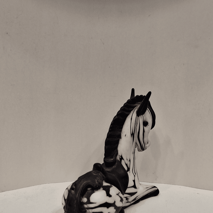 Cavalo, Zebra, vidro Seguso 8