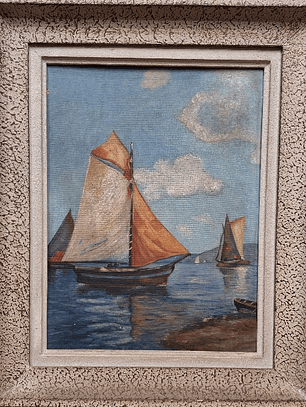 Pintura, barcos à vela