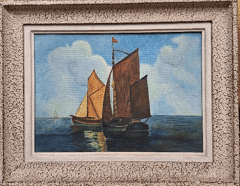 Pintura, barcos à vela