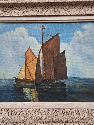 Pintura, barcos à vela