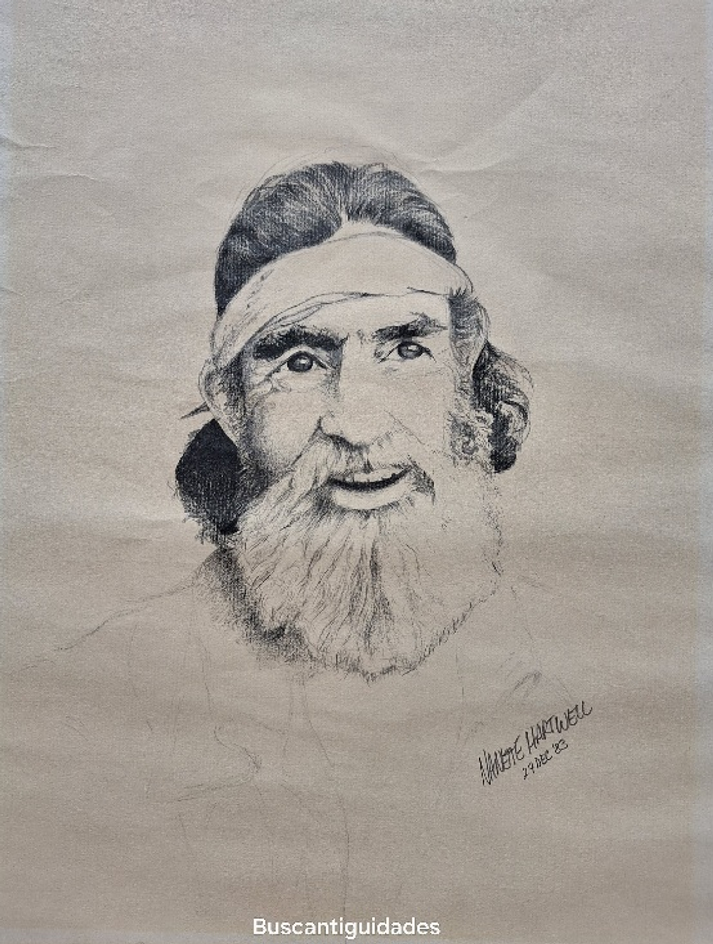 Desenho à lapis de Nanette Hartwell 1