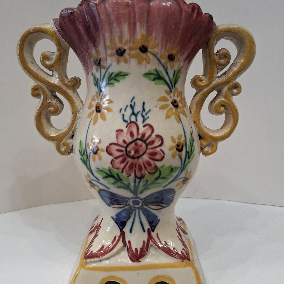 Jarra de altar em faiança Portuguesa  4