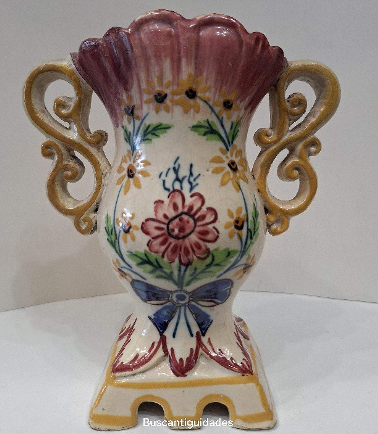 Jarra de altar em faiança Portuguesa  4