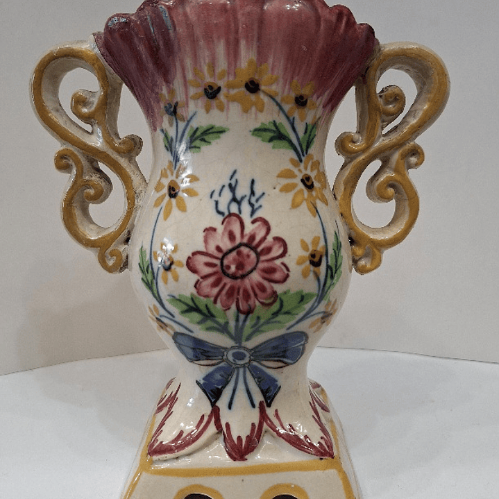 Jarra de altar em faiança Portuguesa  4