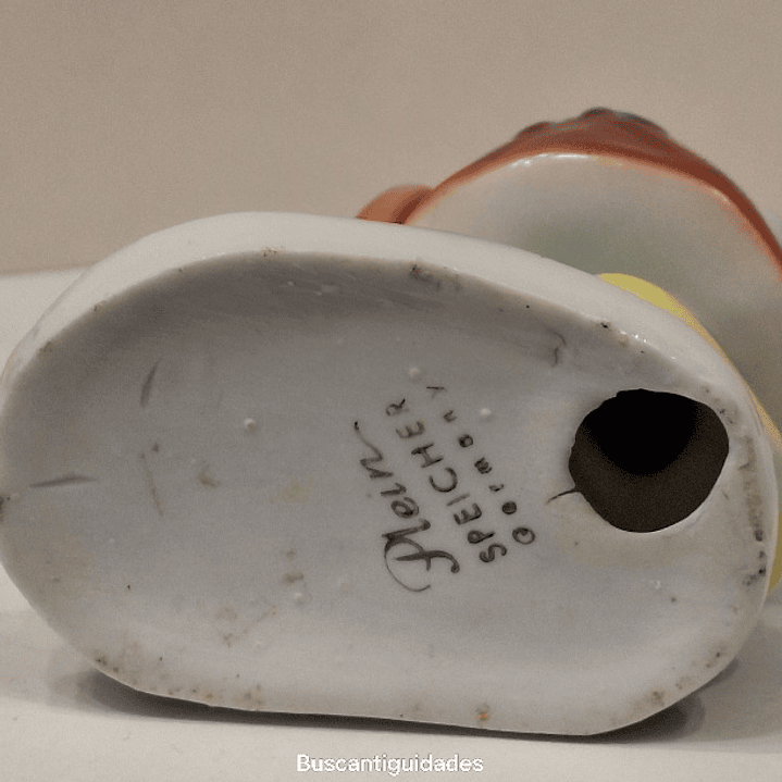 Bibelot, porcelana, Menina com cão  6