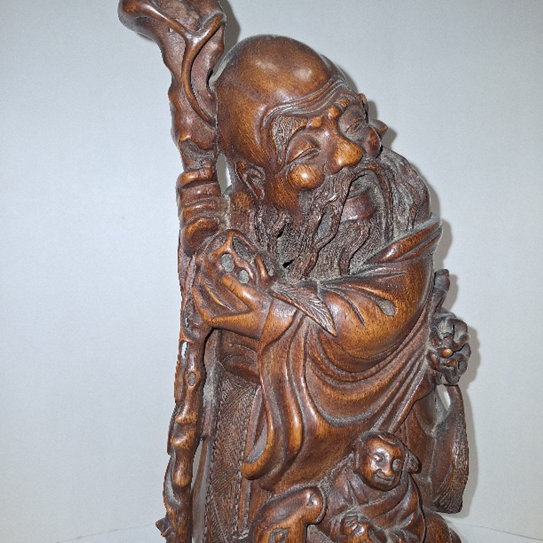 Shoulau, Escultura chinesa de bambu 1