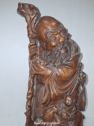 Shoulau, Escultura chinesa de bambu