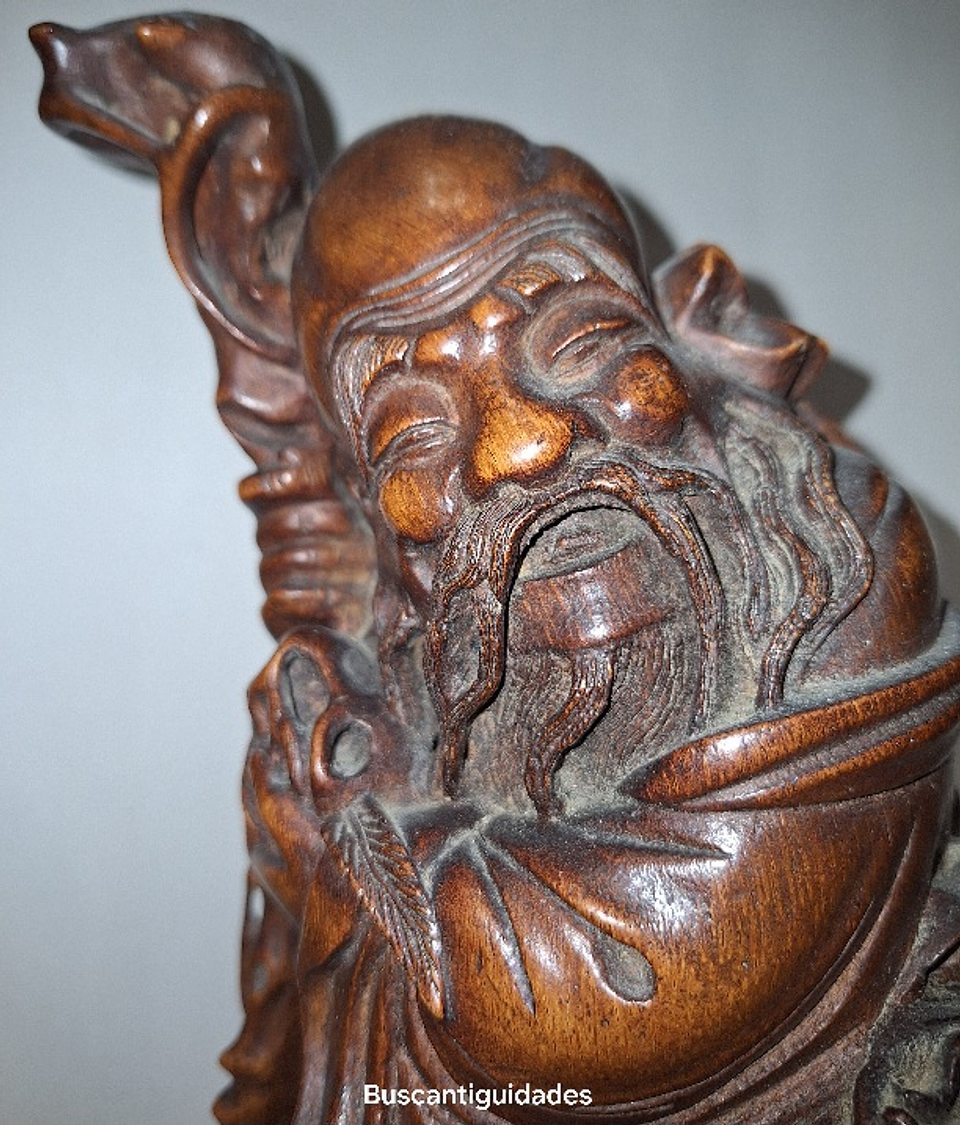 Escultura chinesa em bambu 5