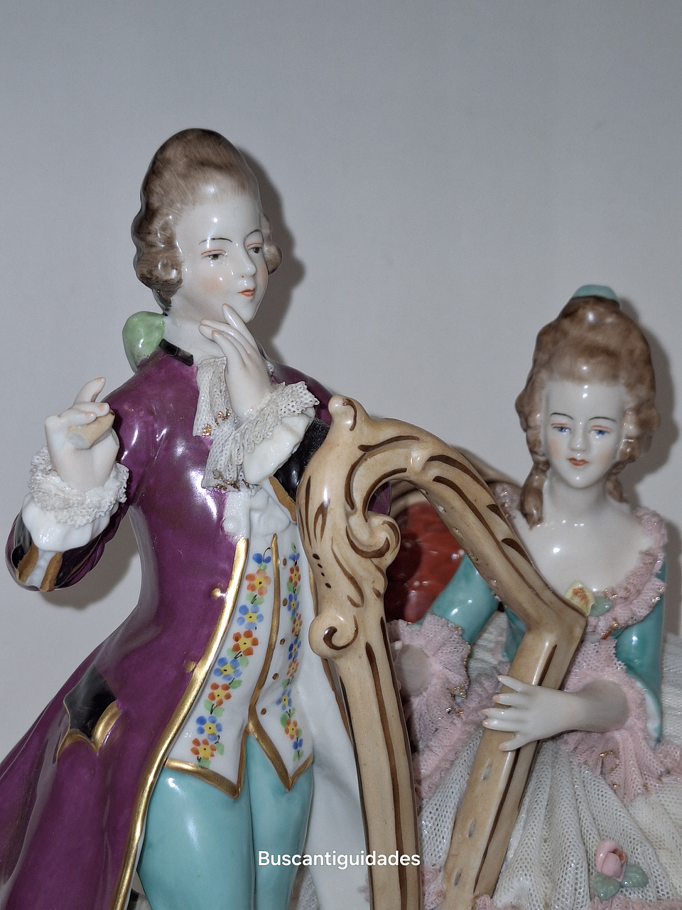 Grupo escultorico porcelana alemã  4