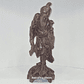 Escultura chinesa, madeira,  pescador  - Miniatura 1
