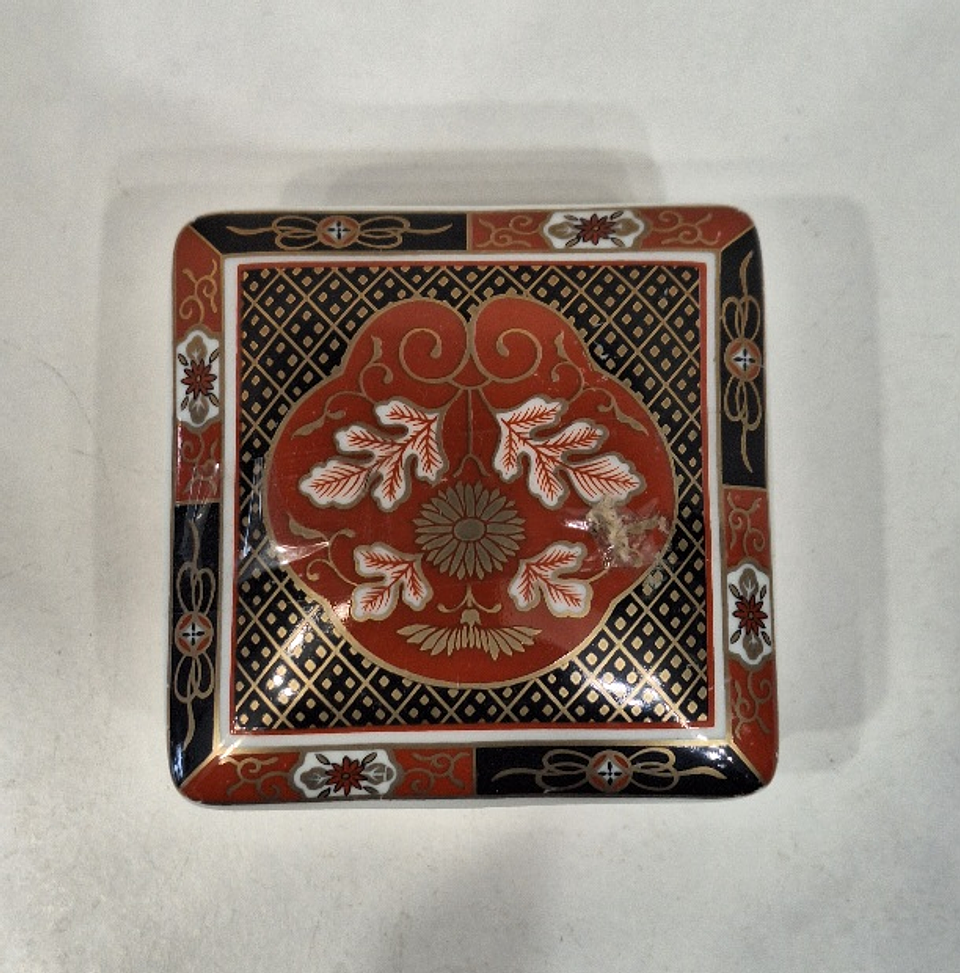 Caixa porta-Jóias em porcelana Japonesa  2