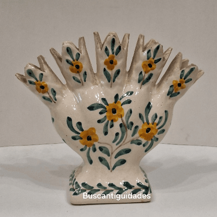 Jarra de cinco dedos em faiança  1