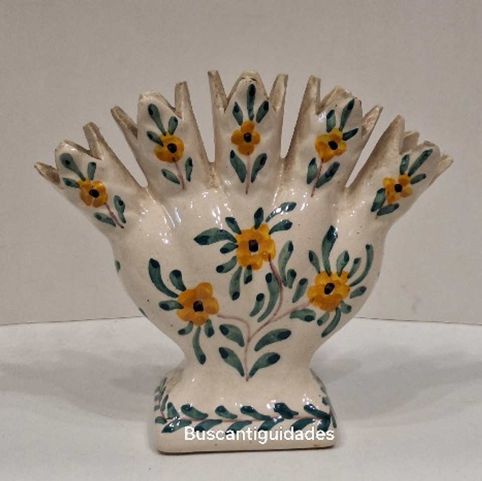 Jarra de cinco dedos em faiança  1