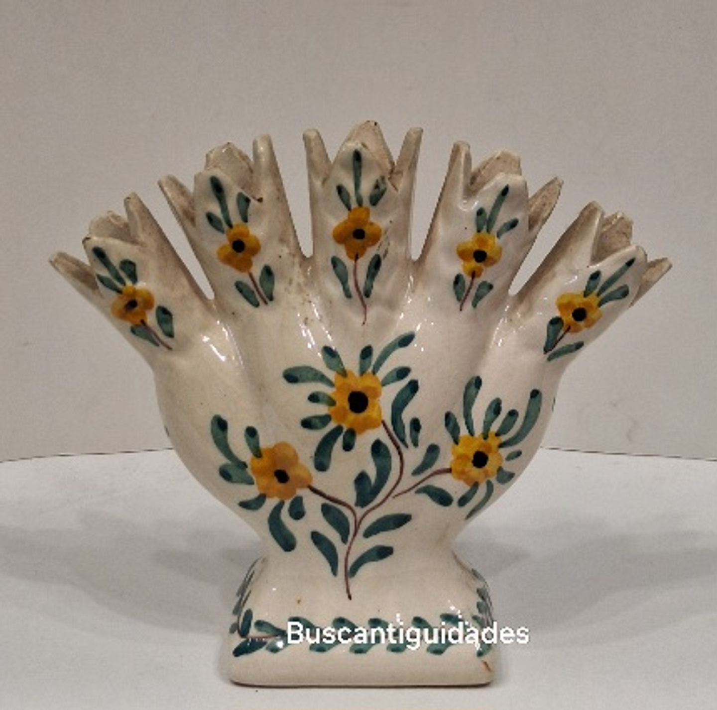 Jarra de cinco dedos em faiança  2