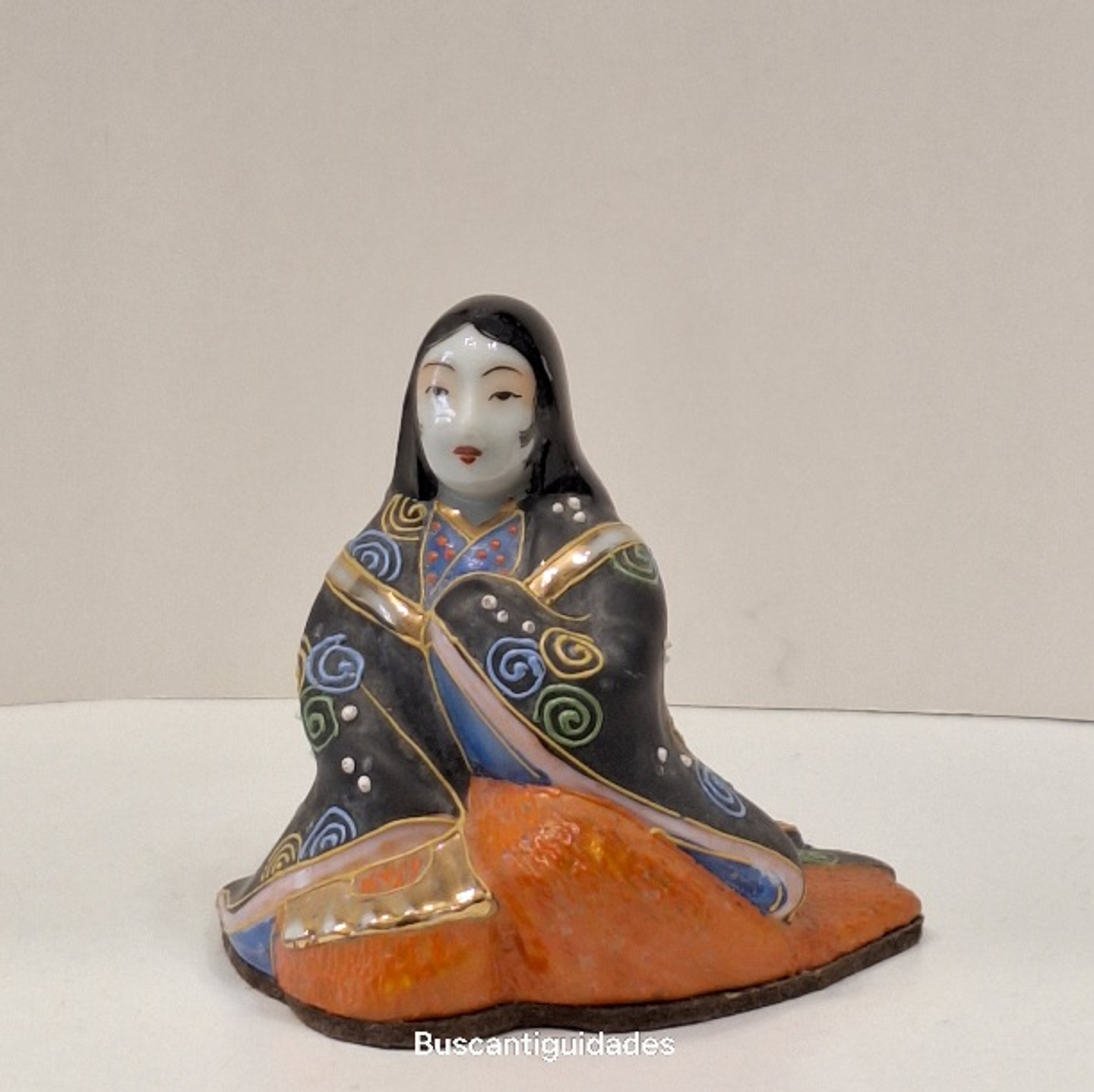 Estatueta porcelana Satsuma  3