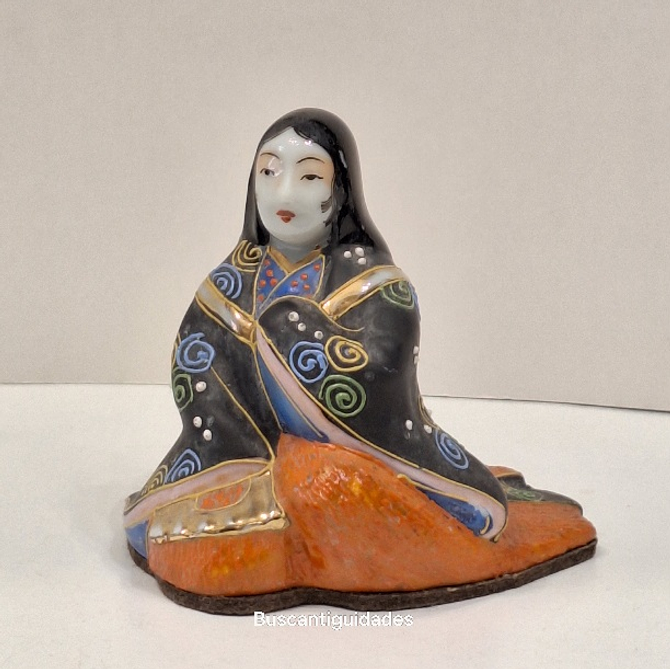 Estatueta porcelana Satsuma  5