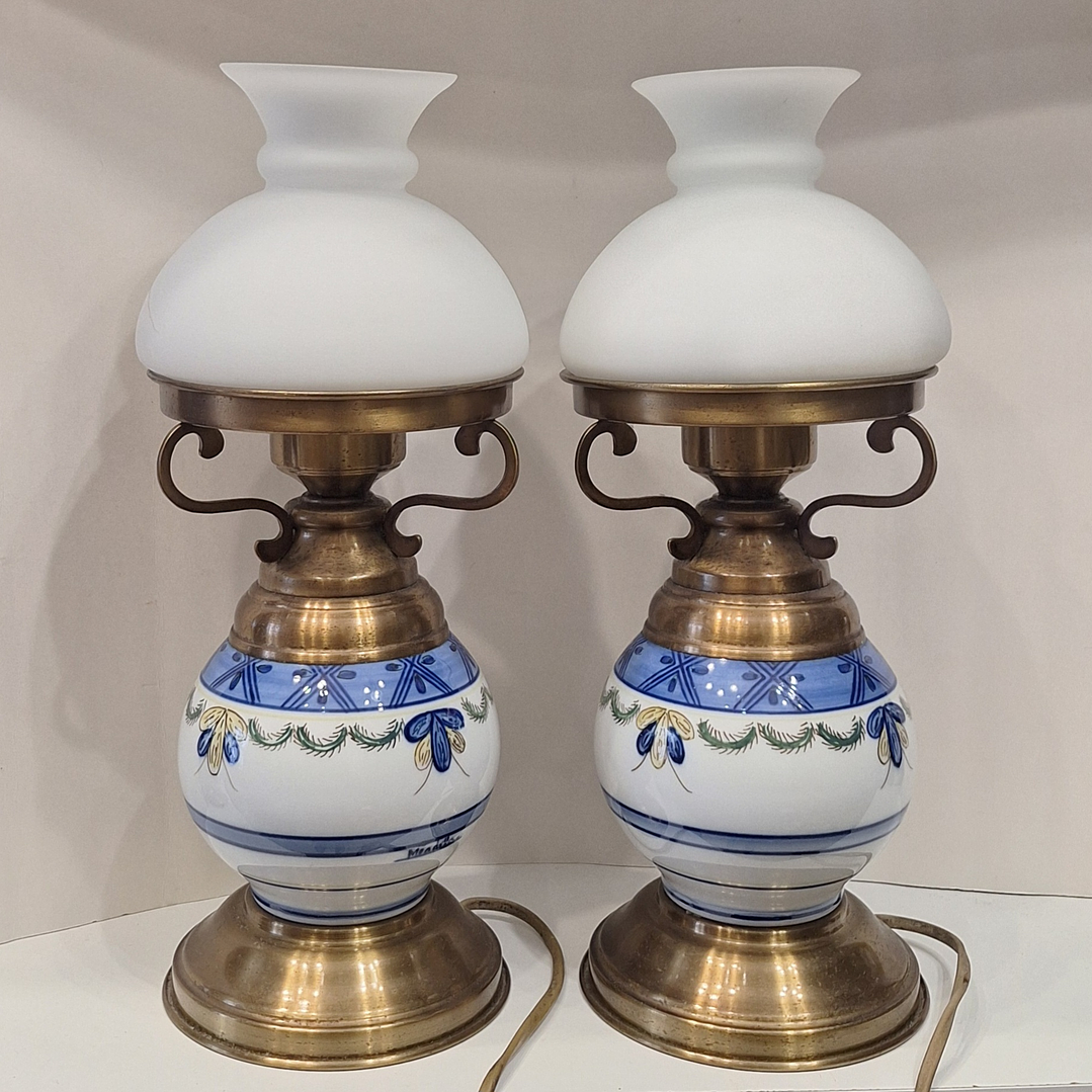 Candeeiros em louça de Viana  1