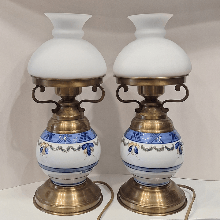 Candeeiros em louça de Viana  1