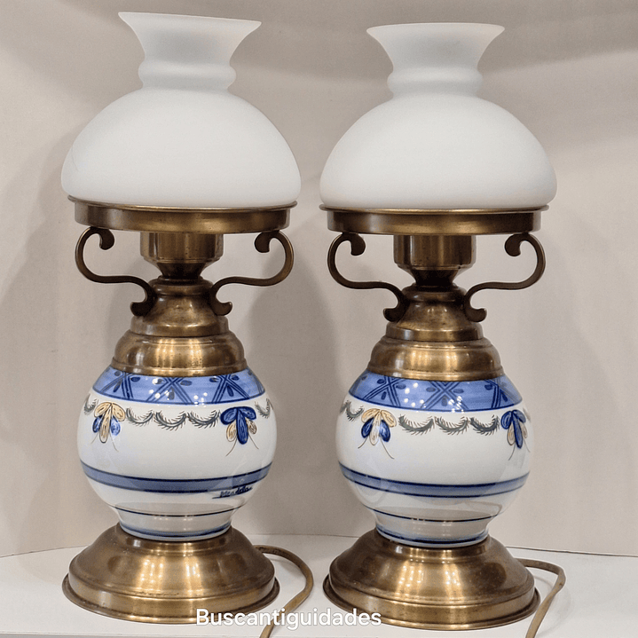 Candeeiros em louça de Viana  2