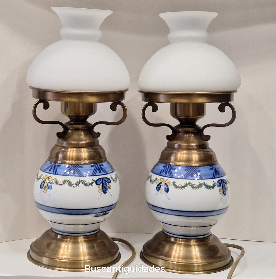 Candeeiros em louça de Viana  2