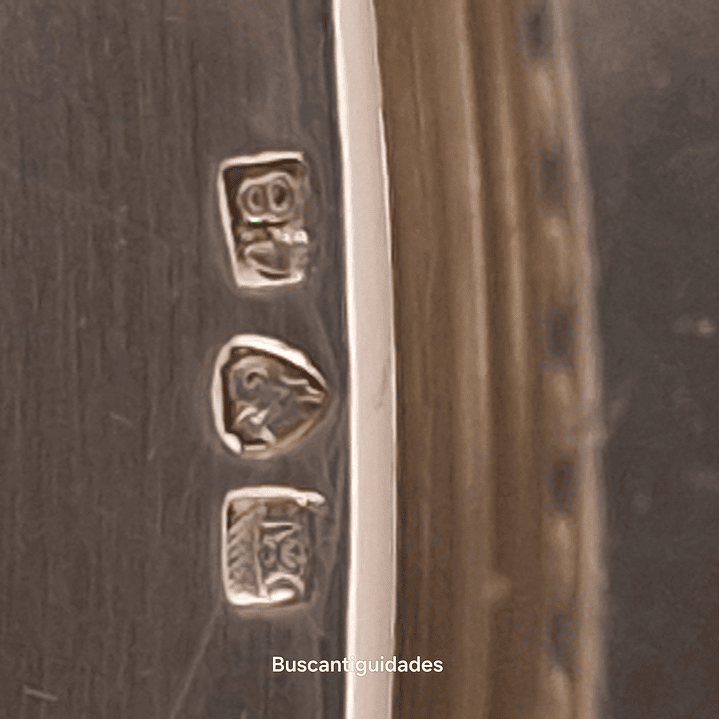 Sopeira com sousplat, metal prateado 3