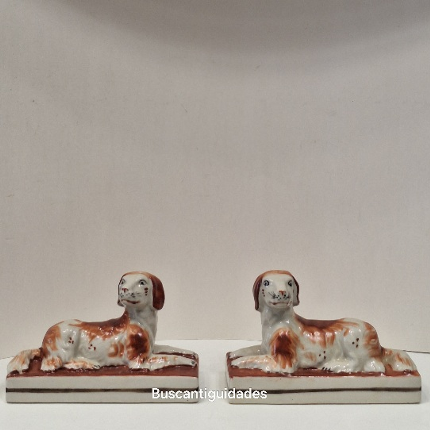 Bookends, cães style Staffordshire 1