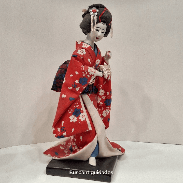 Boneca gueixa, vintage  2