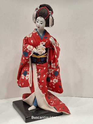 Boneca gueixa, vintage 