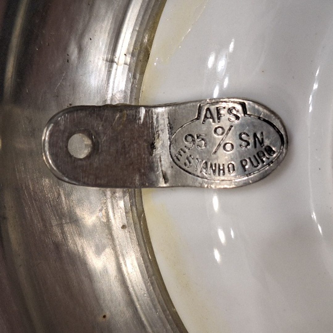 Prato, caravela, estanho 2