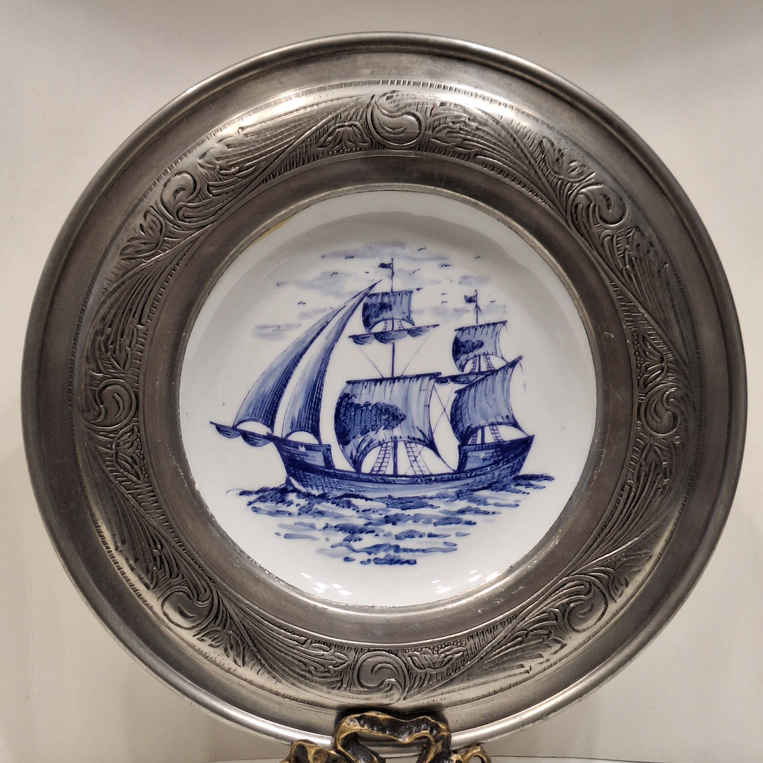 Prato, caravela, estanho 1