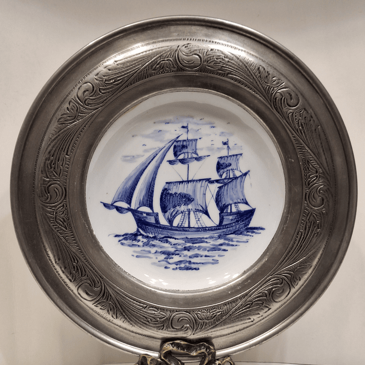 Prato, caravela, estanho 1
