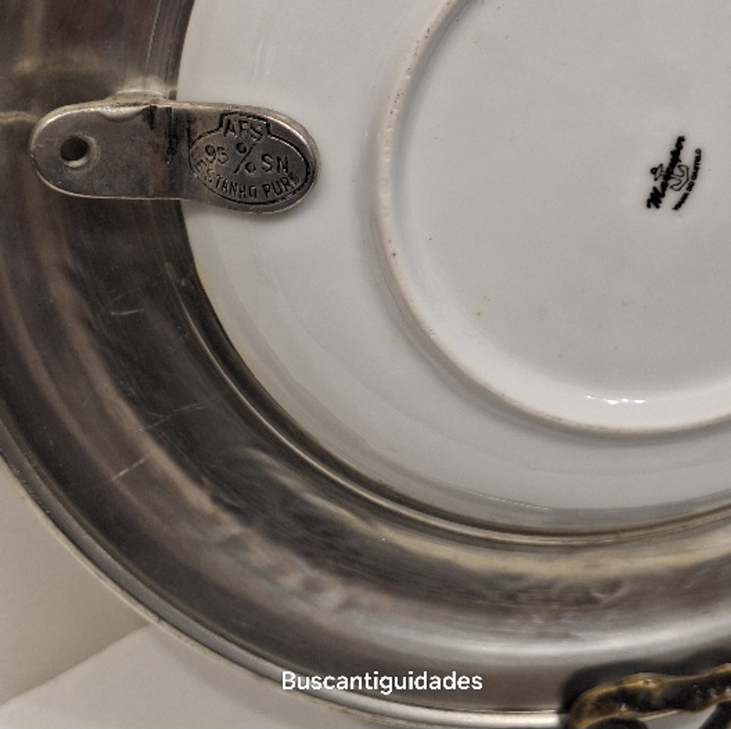 Prato, caravela, estanho 2