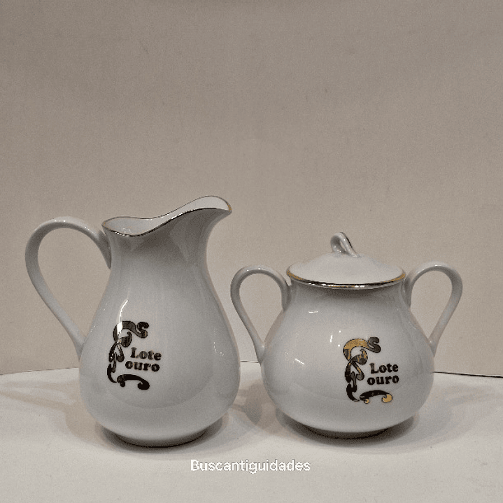 Bule e Açucareiro,  lote Ouro, Delta 1