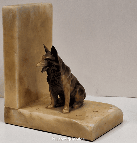 Serre livres em alabastro 