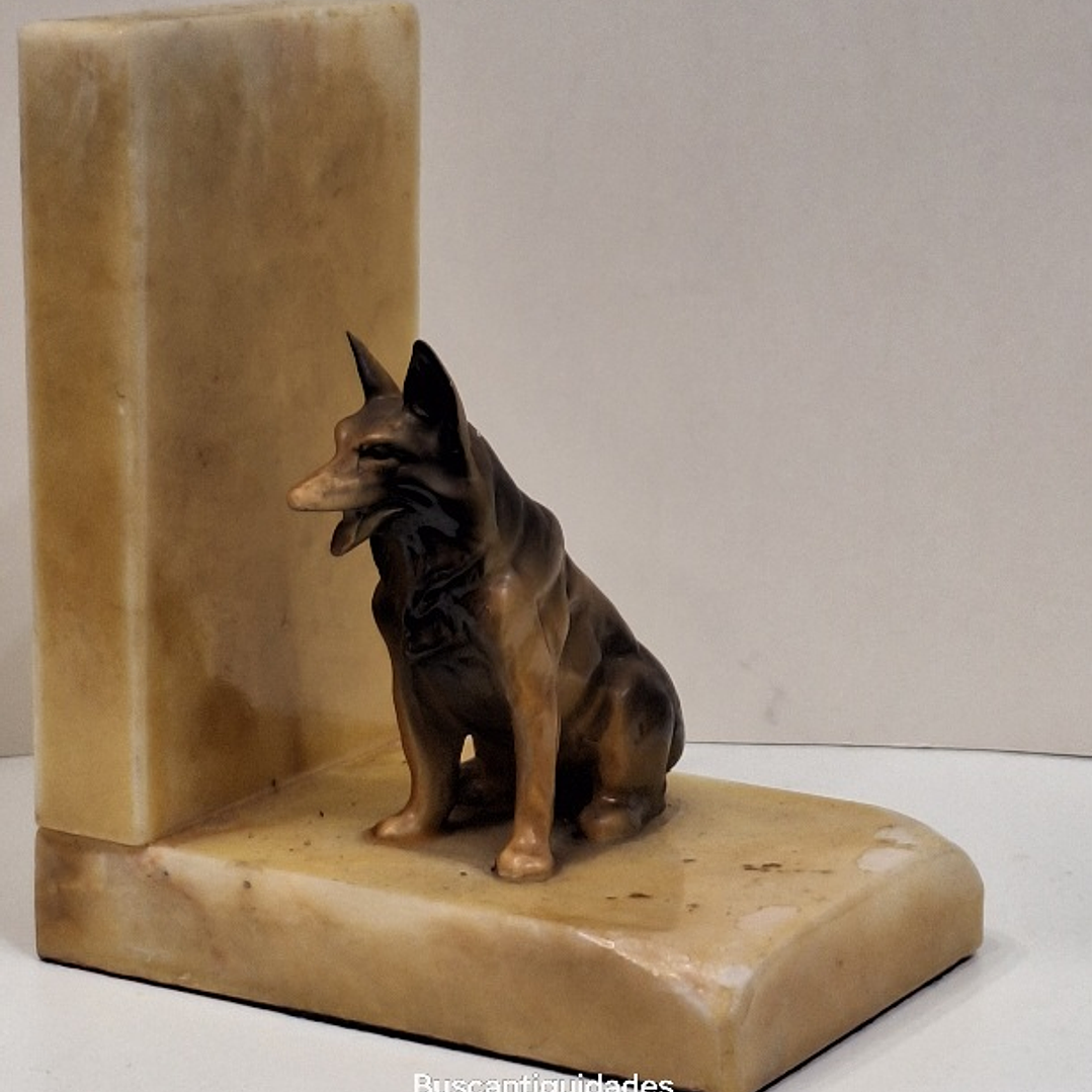 Serre livres em alabastro  1