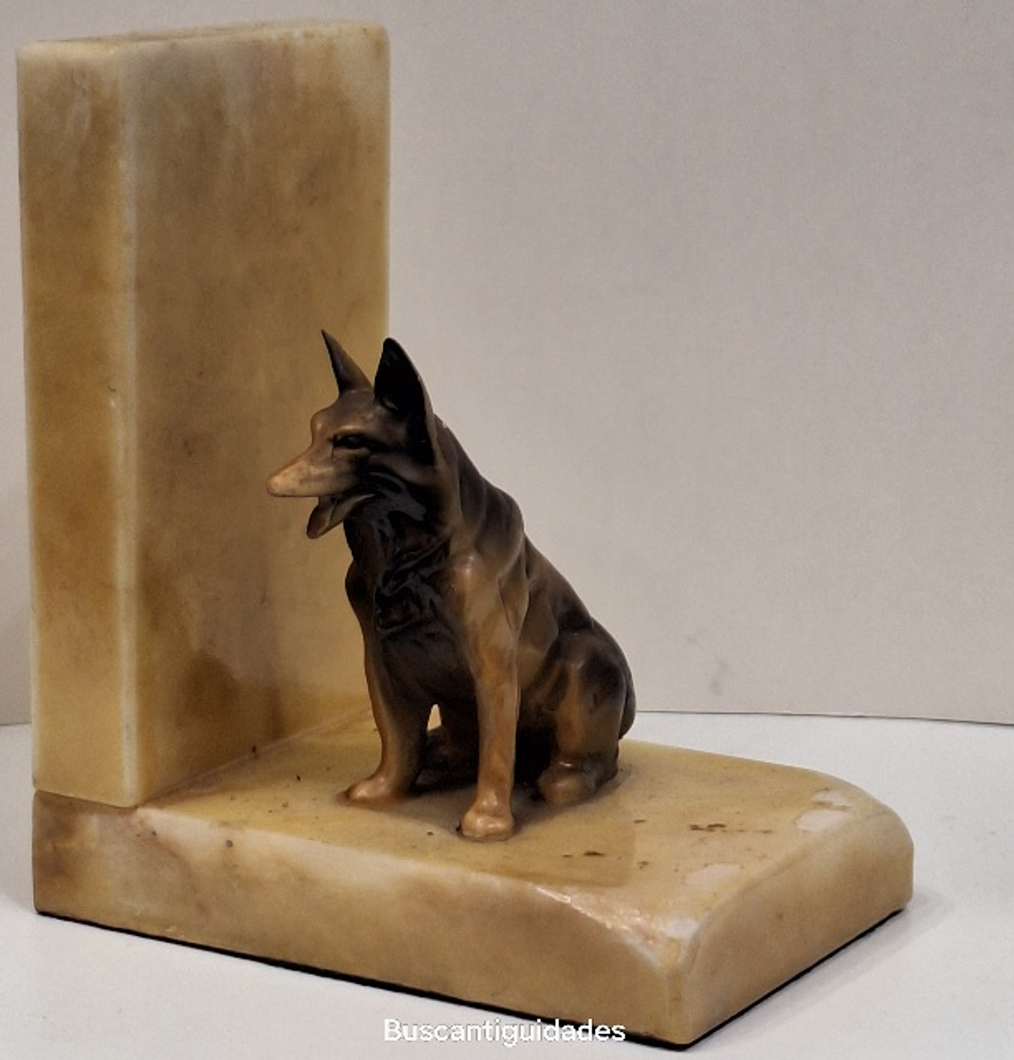 Serre livres em alabastro  1