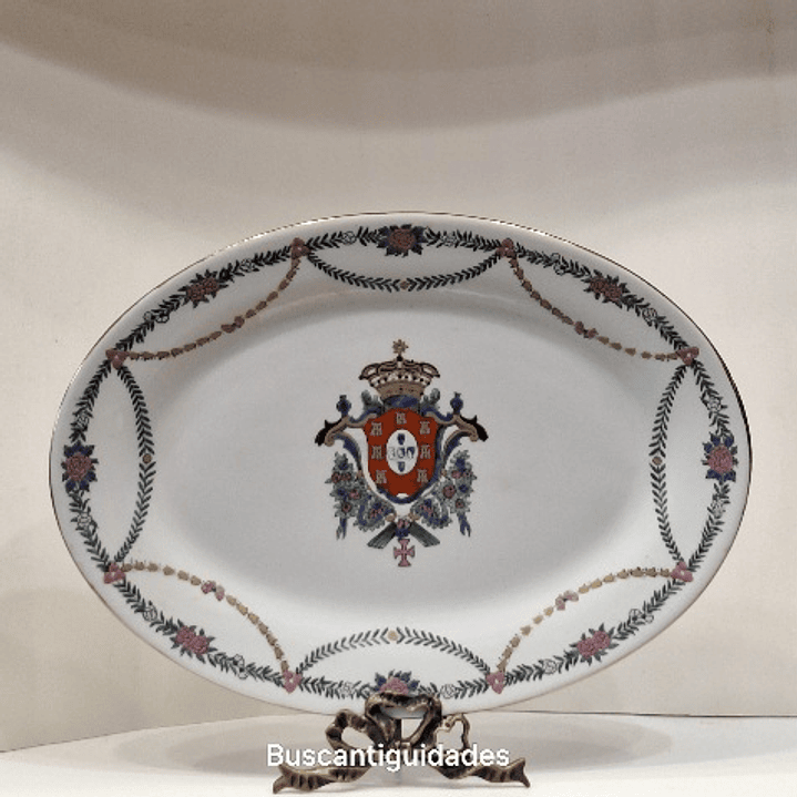 Travessa com brasão de Portugal  1