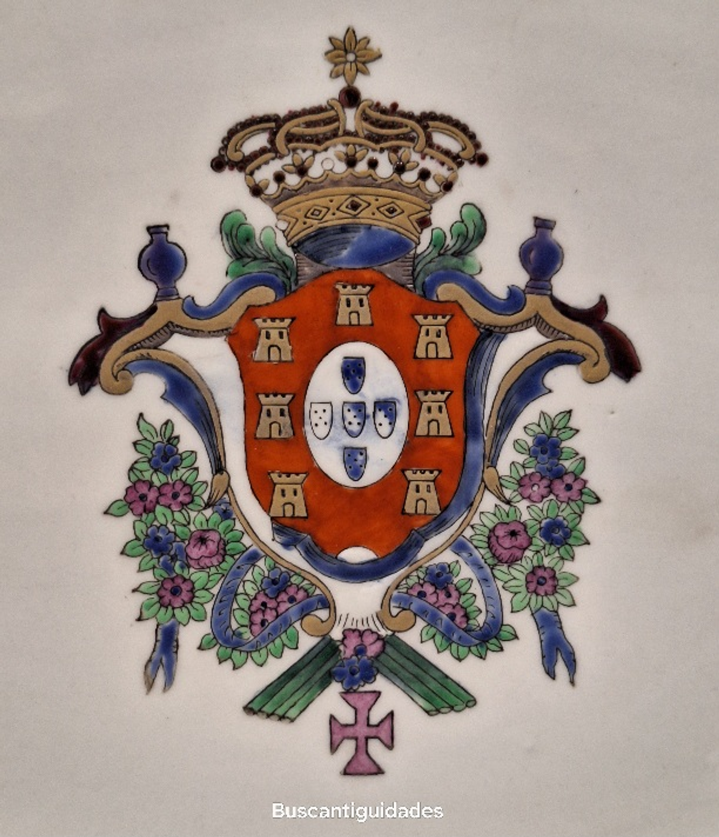 Travessa com brasão de Portugal  2